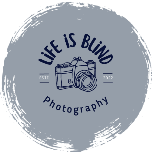 Logo for Life is Blind Photography